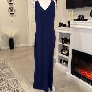 Tommy Bahama Deep Blue Maxi Dress Size Small
